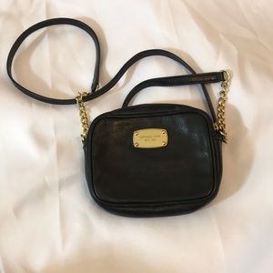 Michael Kors Black Leather Crossbody